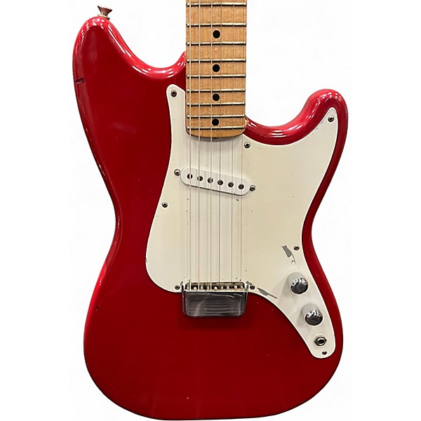 Vintage 1957 Fender Musicmaster Dakota Red Solid Body Electric Guitar