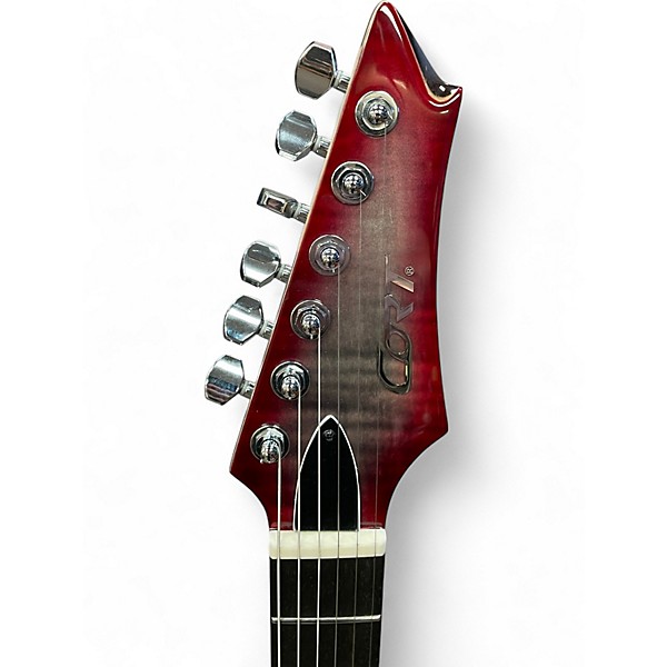 Used Cort X700 DUALITY ii MAGENTA BURST Solid Body Electric Guitar