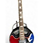 Used D'Angelico Premier Grateful Dead DC Red White and Blue Lightning Hollow Body Electric Guitar