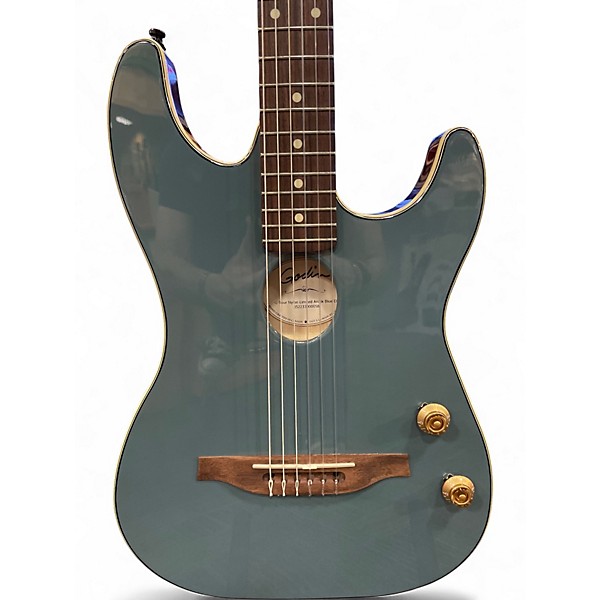 Used Godin g tour arctik blue Classical Acoustic Electric Guitar