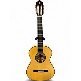 Used Alhambra 7fcg Natural Classical Acoustic Guitar