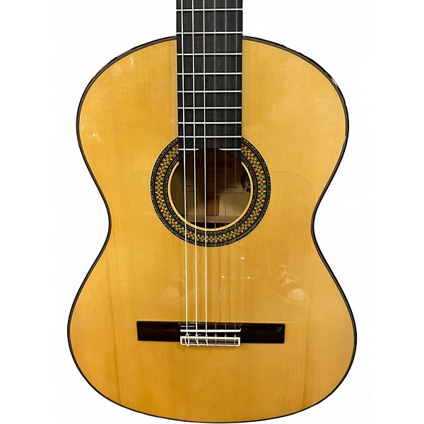 Used Alhambra 7fcg Natural Classical Acoustic Guitar