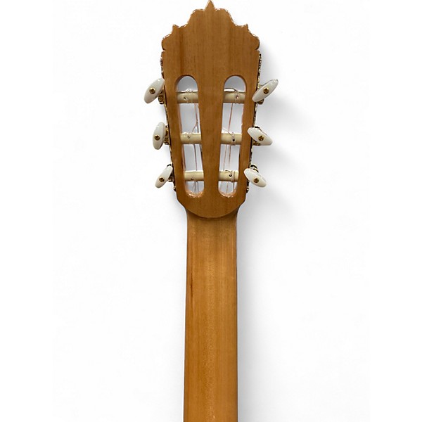 Used Alhambra 7fcg Natural Classical Acoustic Guitar