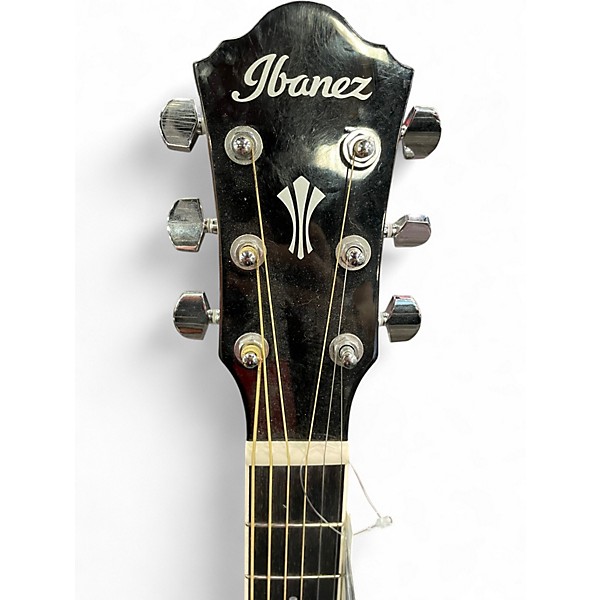 Used Ibanez AEG7TRH TRANSPARENT RED SUNBURST Acoustic Electric Guitar