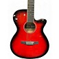 Used Ibanez AEG7TRH TRANSPARENT RED SUNBURST Acoustic Electric Guitar