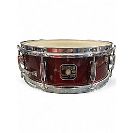 Used Gretsch Drums 14X5 Catalina Birch Snare Crimson Red Drum