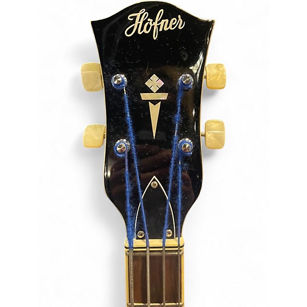 Used Hofner 500/5 Contemporary Series President Sunburst Electric Bass Guitar