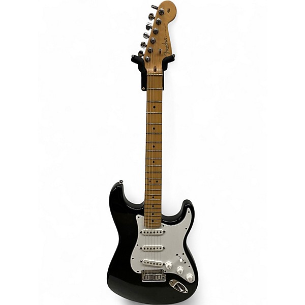 Used Fender American Stratocaster Black Solid Body Electric Guitar