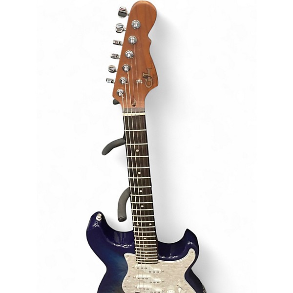Used G&L Tribute Commanche Sapphire Blue Trans Solid Body Electric Guitar