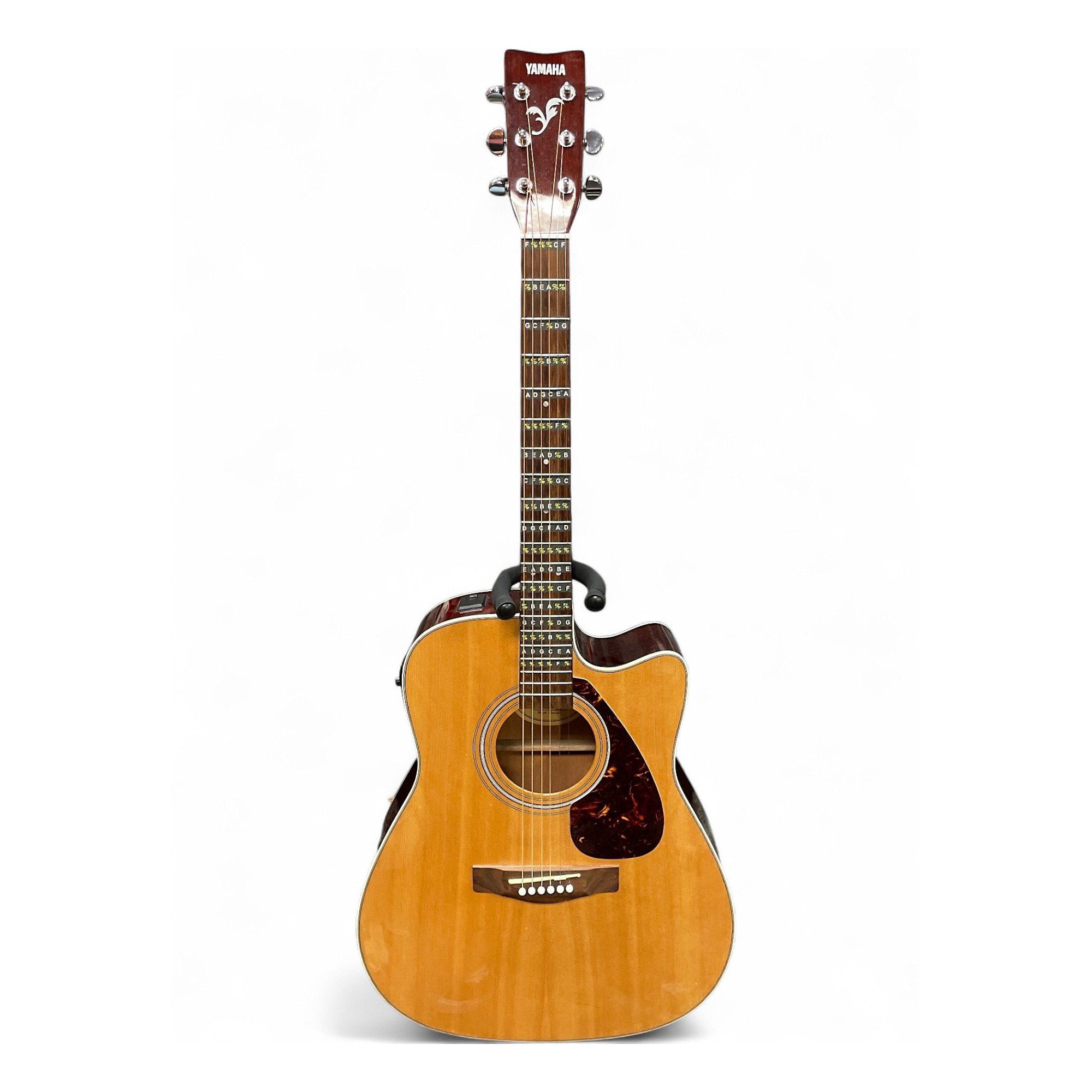 Used Yamaha FX370C Natural Acoustic Electric Guitar Natural