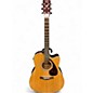 Used Yamaha FX370C Natural Acoustic Electric Guitar thumbnail