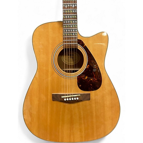 Used Yamaha FX370C Natural Acoustic Electric Guitar