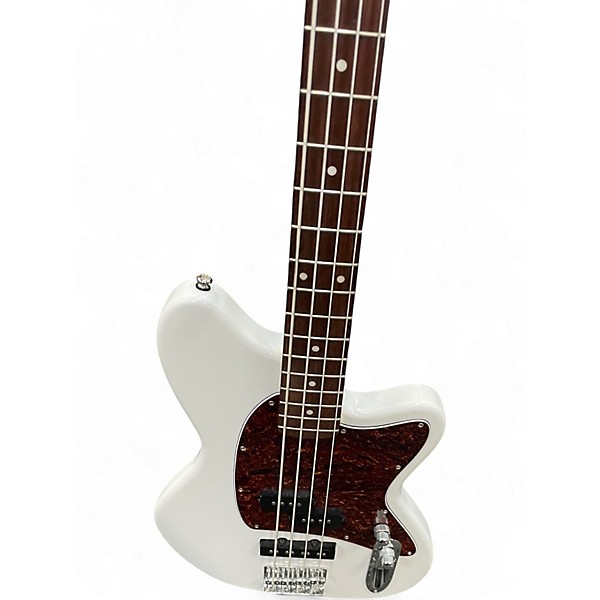 Used Ibanez tmb100  white Electric Bass Guitar