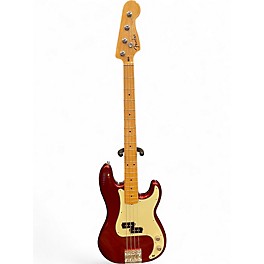 Used 2024 Fender Standard Precision Bass Candy Cola Electric Bass Guitar