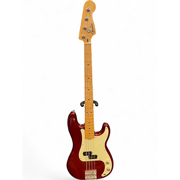 Used 2024 Fender Standard Precision Bass Candy Cola Electric Bass Guitar