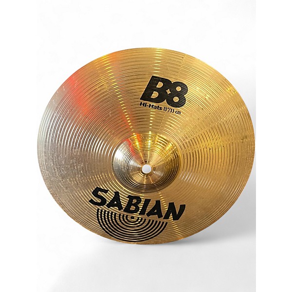 Used SABIAN 13in B8 Hi Hat Pair Cymbal