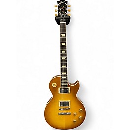 Used Gibson Les Paul Standard Gold Top Solid Body Electric Guitar