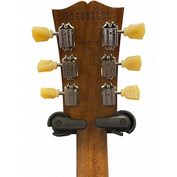 Used Gibson Les Paul Standard Gold Top Solid Body Electric Guitar