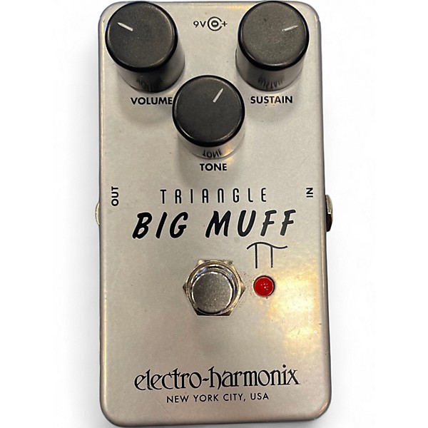 Used Electro-Harmonix Big Muff Triangle Pi Distortion Effect Pedal