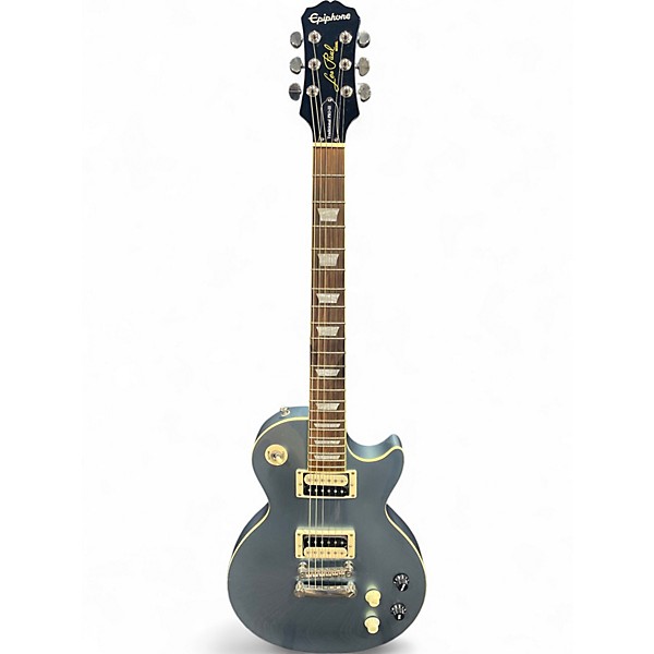 Used Epiphone Les Paul Traditional PRO III Pelham Blue Solid Body Electric Guitar