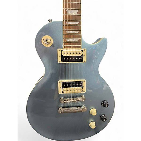 Used Epiphone Les Paul Traditional PRO III Pelham Blue Solid Body Electric Guitar