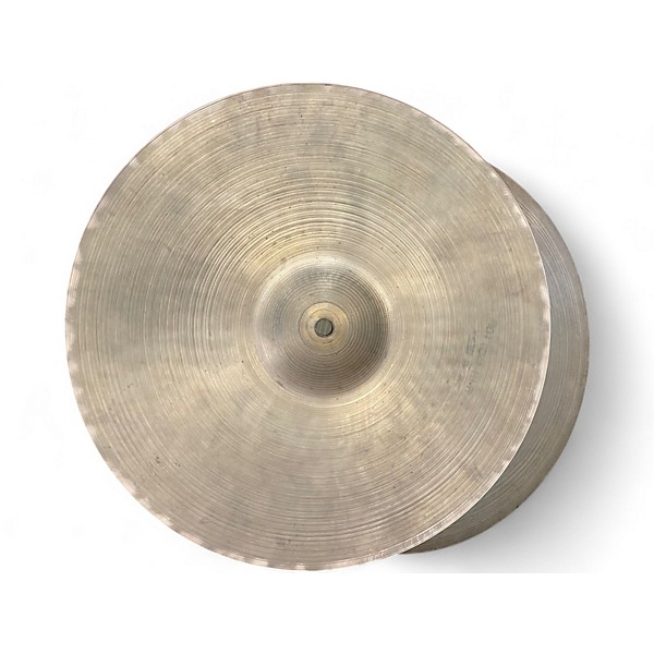 Vintage 1970s Zildjian 14in Avedis Hi Hat Pair Cymbal