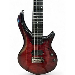 Used Sterling by Music Man John Petrucci Majesty 7 Dimarzio Royal Red Solid Body Electric Guitar