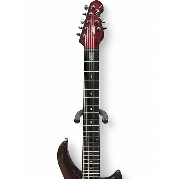 Used Sterling by Music Man John Petrucci Majesty 7 Dimarzio Royal Red Solid Body Electric Guitar
