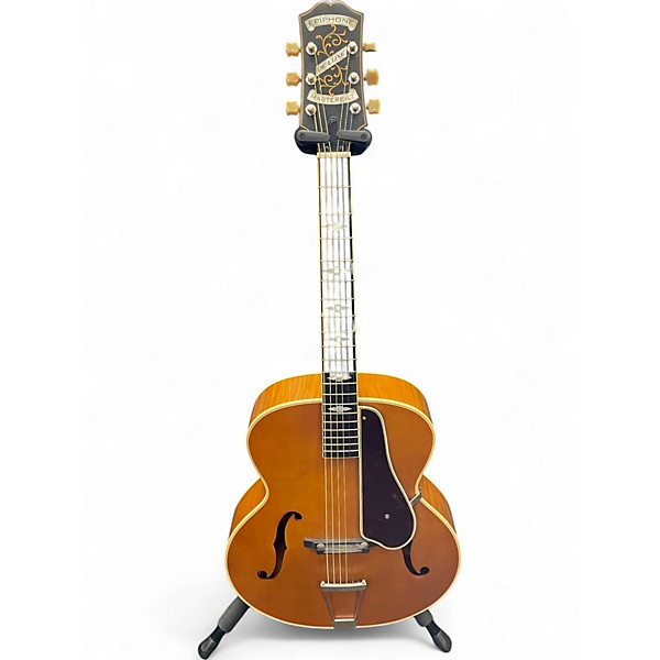 Used Epiphone MASTERBUILT DE LUXE NATURAL Hollow Body Electric Guitar