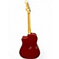 Used Fender Sonoran Candy Apple Red Acoustic Electric Guitar