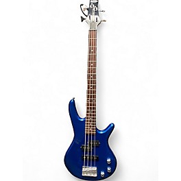 Used Ibanez GiSRM20 Gio Sound Gear Blue Electric Bass Guitar