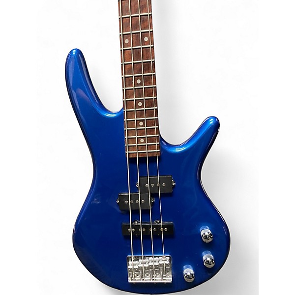 Used Ibanez GiSRM20 Gio Sound Gear Blue Electric Bass Guitar