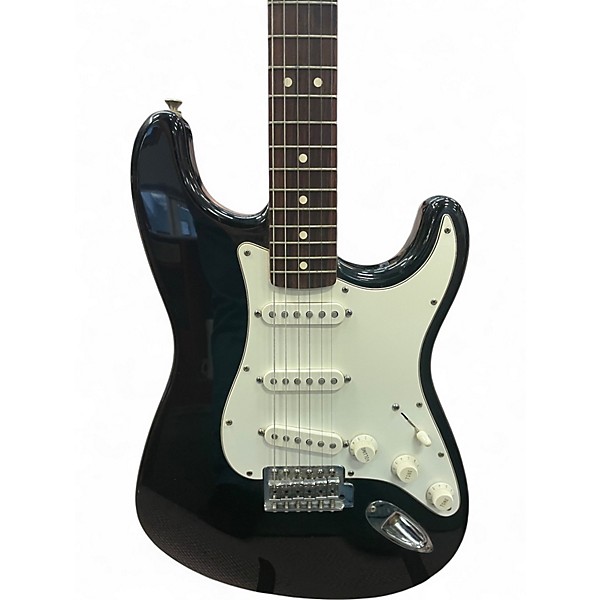 Used Fender Standard Stratocaster Black Solid Body Electric Guitar