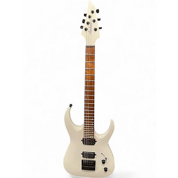 Used Jackson Pro Series Misha Monsoor Signature Juggernaut Et6 white Solid Body Electric Guitar