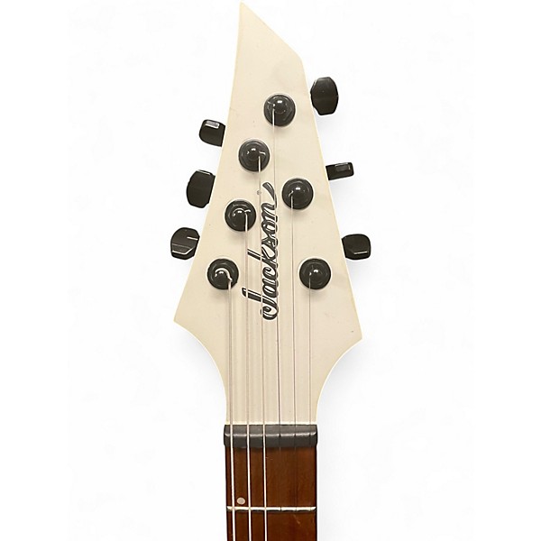 Used Jackson Pro Series Misha Monsoor Signature Juggernaut Et6 white Solid Body Electric Guitar