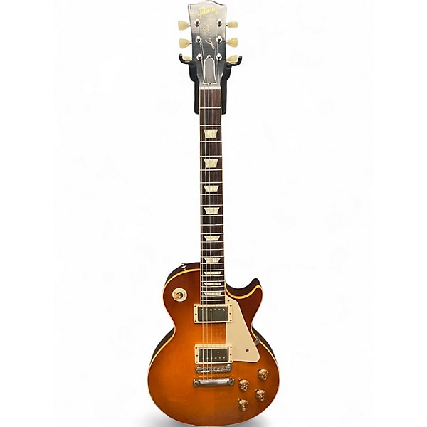 Used Gibson LP STD CUSTOM SHOP HEAVY RELIC '58 REISSUE 2 Tone Sunburst Solid Body Electric Guitar