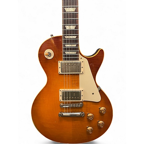 Used Gibson LP STD CUSTOM SHOP HEAVY RELIC '58 REISSUE 2 Tone Sunburst Solid Body Electric Guitar
