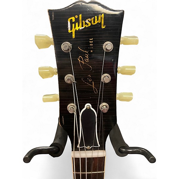 Used Gibson LP STD CUSTOM SHOP HEAVY RELIC '58 REISSUE 2 Tone Sunburst Solid Body Electric Guitar