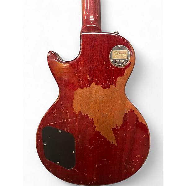 Used Gibson LP STD CUSTOM SHOP HEAVY RELIC '58 REISSUE 2 Tone Sunburst Solid Body Electric Guitar