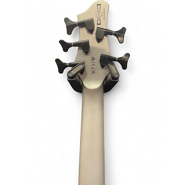 Used Ibanez BTB25TH5 Silver Blizzard Matte Electric Bass Guitar