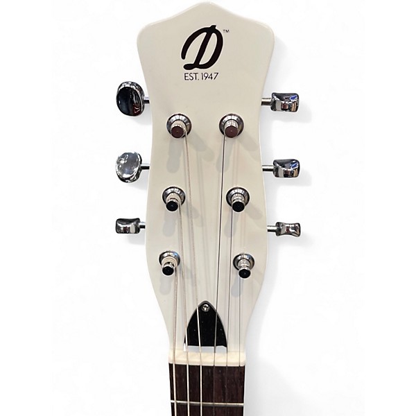 Used Danelectro FIFTY NINER  White Hollow Body Electric Guitar