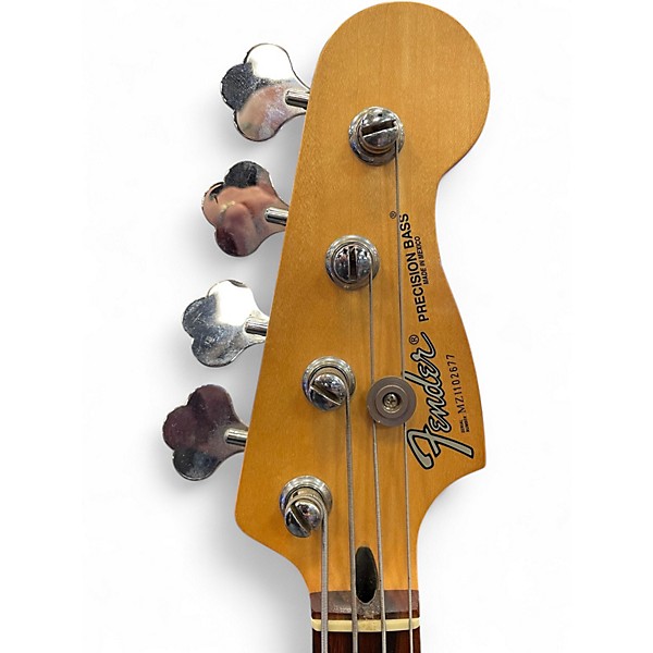 Used Fender Standard Precision Bass Black Electric Bass Guitar