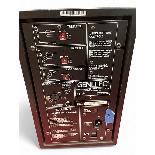 Used Genelec 1030A Powered Monitor