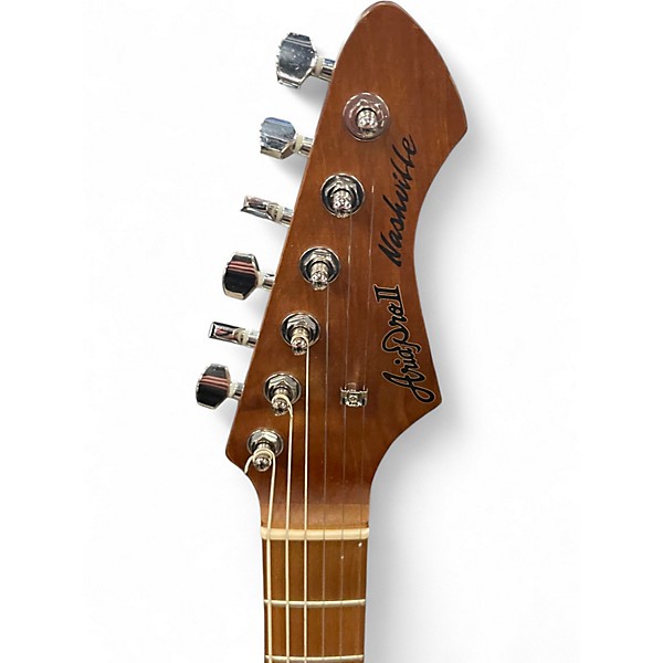 Used Aria 615-MKII - NASHVILLE TURQUOISE BLUE Solid Body Electric Guitar
