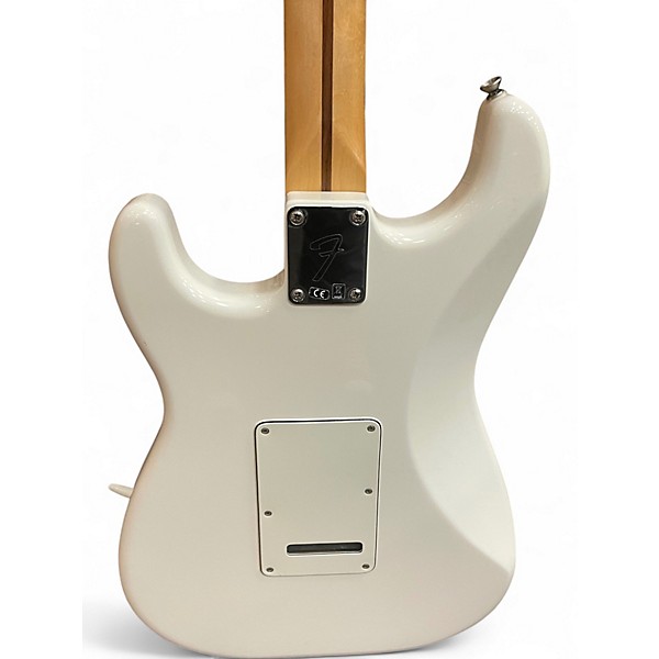 Used Fender Player Stratocaster Olympic White Solid Body Electric Guitar