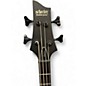 Used Schecter Guitar Research stiletto stealth 4 Satin Black Electric Bass Guitar