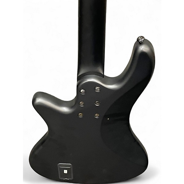 Used Schecter Guitar Research stiletto stealth 4 Satin Black Electric Bass Guitar