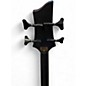 Used Schecter Guitar Research stiletto stealth 4 Satin Black Electric Bass Guitar