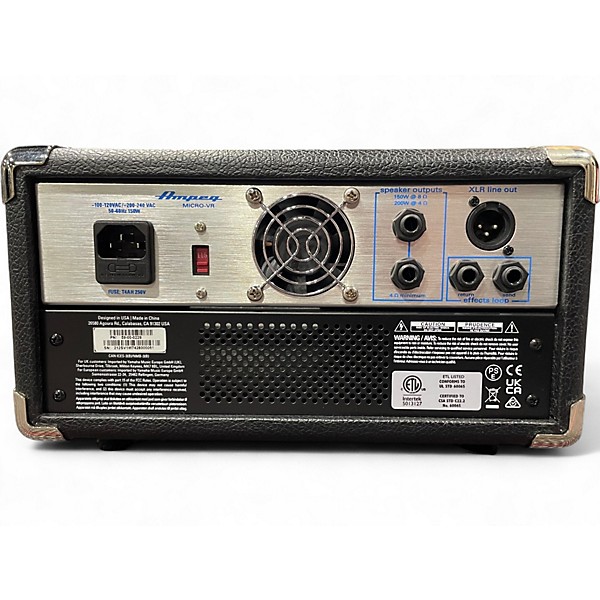 Used Ampeg Micro-VR 200W Bass Amp Head