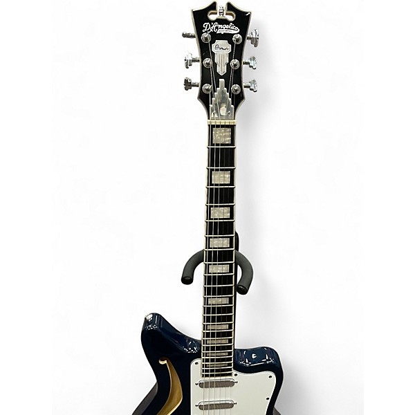 Used 1980s D'Angelico Premier Series Bedford SH NAVY BLUE Hollow Body Electric Guitar